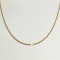 Collier Aura facette de bohême blanche et rocailles or - Bijou créateur