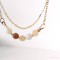 Collier double rang Lunaïa - Pierre de lune bohème chic