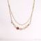 Collier double rang Lunaïa - Pierre de lune bohème chic