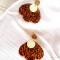 Boucles d'oreilles "Pétale Fauve" - Bijou tendance inspiration sauvage