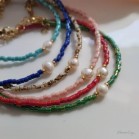 Bracelet perle de culture et perles Miyuki Collection Rainbow - Bijou bohème