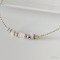 Collier Grace en coquillage blanc et doré - Bijou créateur
