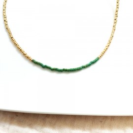 Collier Rainbow coloré perles Miyuki Collection Rainbow - Bijou bohème