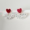 Boucles d'oreilles coeur & demie lune - Bijou tendance