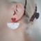 Boucles d'oreilles coeur & demie lune - Bijou tendance
