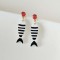 Boucles d'oreilles bord de mer poissons - Bijou tendance