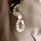 Boucles d'oreille maxi Ô abricot orange  - Bijou tendance