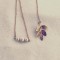 Collier de dos nu argent ou or champêtre chic pour robe de mariée dos nu feuille  "Ainoha"  Bijou mariage personnalisable