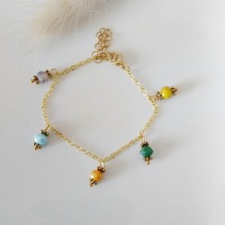 Bracelet charms multicolore - Bracelet breloques