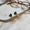 Boucles d'oreilles bohèmes coeur & éventail - Bijou tendance
