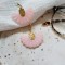 Boucles d'oreille bohèmes rose style latino - Bijou tendance