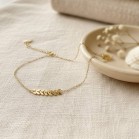 Collier mariée épis minimaliste champetre chic "Apollonie" - Bijou mariage personnalisable