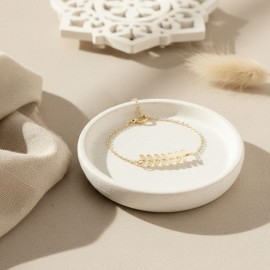 Bracelet mariage épis champêtre chic "Apollonie" Bijoux mariage