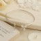Bracelet mariage cristal Swarovski et fleur "Aubrey" bijoux mariage