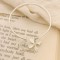 Bracelet mariage cristal Swarovski et fleur "Aubrey" bijoux mariage