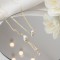 Collier de dos pour robe de mariée perle goutte  "Giulia"  Bijou mariage personnalisable