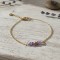 Bracelet améthystes "Amélia"- Bijou lithothérapie - Bijou pierre naturelle