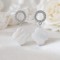 Boucles d’oreilles mariage bohème fleur nacre et anneau Inaya – Bijou délicat fait mainstrass Inaya
