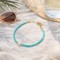 Bracelet Perle Eau Douce & Miyuki Turquoise - Bracelet Minimaliste Ajustable