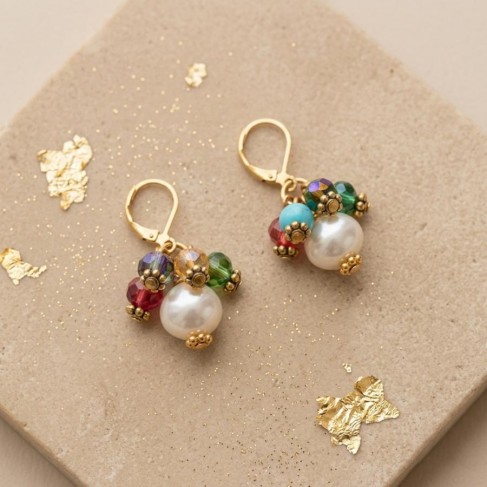 Boucles d'oreille boh&egrave;mes originales - Bijou tendance