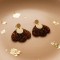Boucles d'oreilles "Pétale Fauve" - Bijou tendance inspiration sauvage