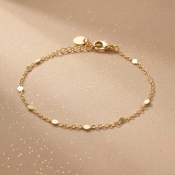 Bracelet fin chaîne or - Bijou précieux