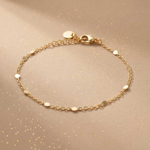 Bracelet fin cha&icirc;ne or - Bijou pr&eacute;cieux