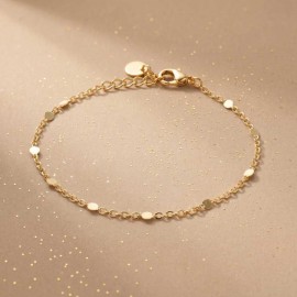 Bracelet fin chaîne or - Bijou précieux