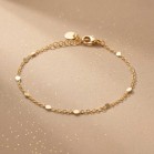 Bracelet fin chaîne or - Bijou précieux