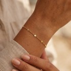 Bracelet fin chaîne or - Bijou précieux