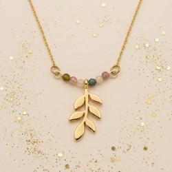 Collier pierre fine tourmaline  - Bijou précieux