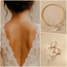 Parure bijoux mariage Swarovski cristal bohème champêtre "Aubrey"