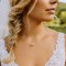 Collier dos nu doré champêtre chic pour robe de mariée dos nu feuille  "Ainoha"  Bijou mariage personnalisable