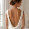 Bijou dos nu épuré bohème pour robe de mariée dos nu "Alaïa"  Bijou mariage 