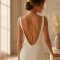 Bijou dos nu épuré bohème pour robe de mariée dos nu "Alaïa"  Bijou mariage 