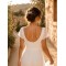 Bijou de dos mariage rétro perles discret "Natalia"  Bijou mariage personnalisable