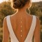 Collier de dos mariée perles en cascade "Anaé"  Bijou mariage