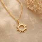 Collier pendentif soleil - Bijou précieux 