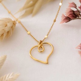 Collier pendentif coeur - Bijou précieux 