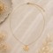 Collier pendentif gingko doré - Bijou précieux 
