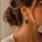Boucles d'oreilles bohèmes feuille & éventail - Bijou tendance