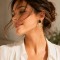 Boucles oreille vert emeraude