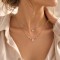 Collier pierre naturelle quartz rose  - Bijou précieux
