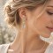 Boucles d'oreille coeur céladon et or - Bijou précieux