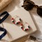 Boucles oreille bleu blanc rouge style marinière "Candy Summer " Boucles d'oreille bohèmes