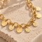 Collier doré à gros maillons et sequins – Bohème Chic "Enola"