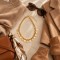 Collier doré à gros maillons et sequins – Bohème Chic "Enola"