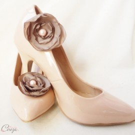 Bijoux de chaussure clips fleur personnalisables Laura
