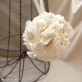 Bouquet de mariée boule pomander Faubourg