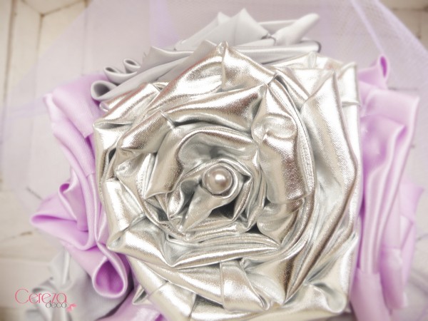 mariage mauve parme argent gris mauboussin bouquet mariee original personnalis